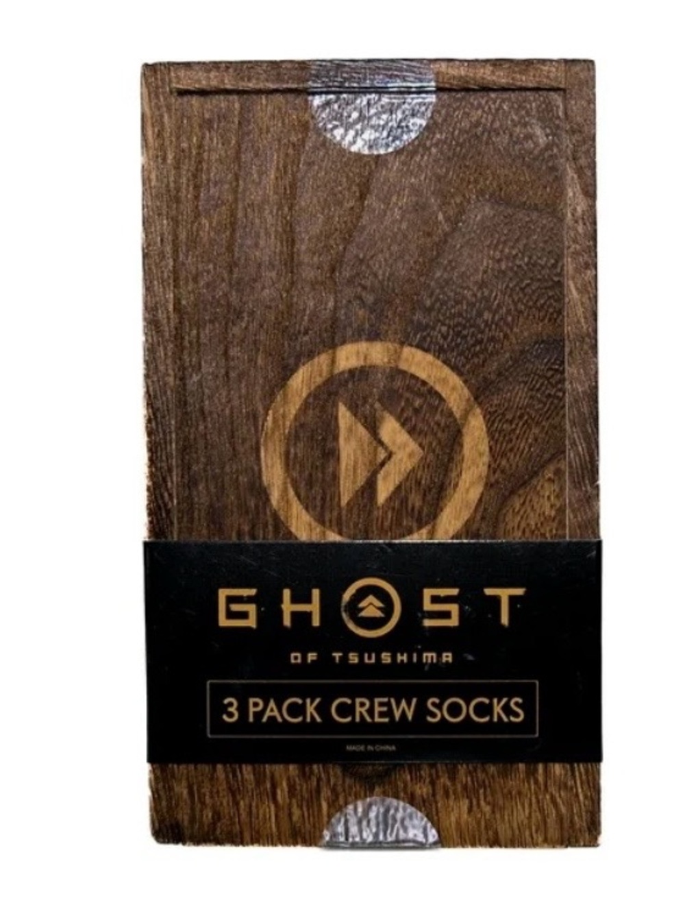 Sony - Ghost of Tsushima Multicolored Crew Socks 3–Pack Set - Size 8-12